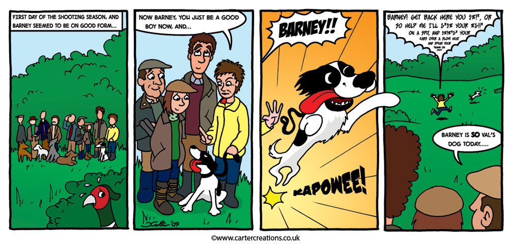 Why is it always dogs named Barney...?