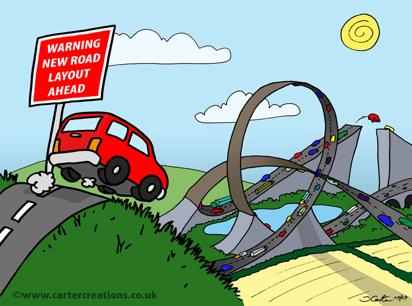 Wouldn't want to be at the top when there's a traffic jam